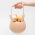 Silikoninis kibirėlis Bunny Beige